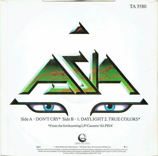 Master Release: Don't Cry by Asia (2)