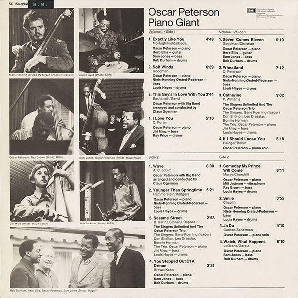 Master Release: Piano Giant by Oscar Peterson