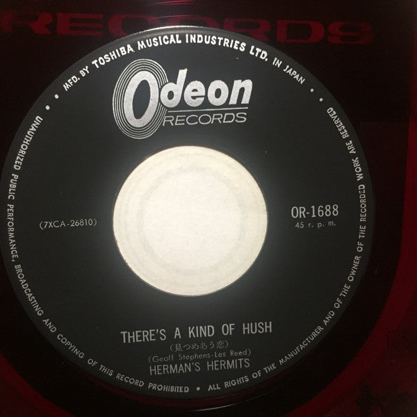 Release: There's A Kind Of Hush / No Milk Today-Vinyl-Japan-1967-OR-1688-8284603