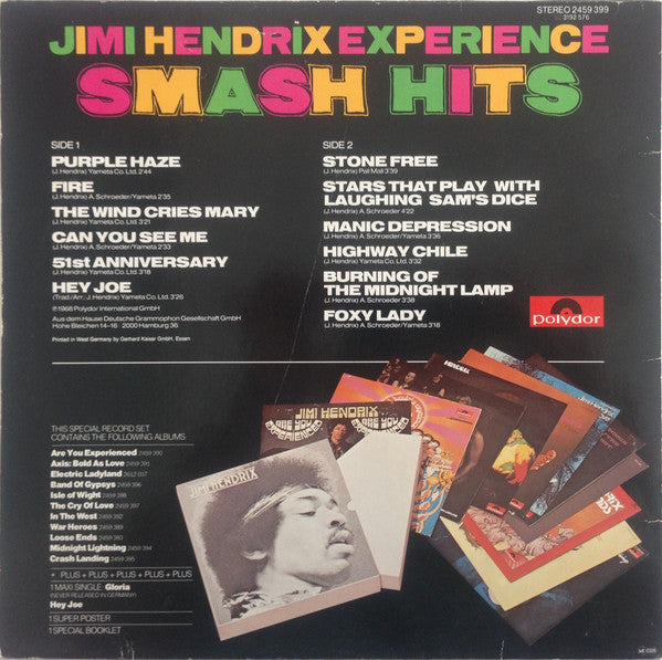 Release: Smash Hits-Vinyl-Germany-1980-2459 399-8213704