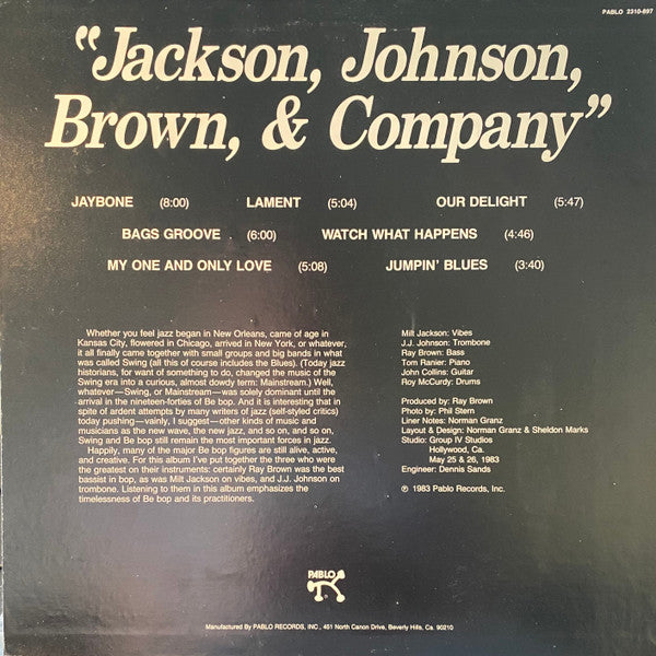 Release: Jackson, Johnson, Brown, & Company-Vinyl-US-1983-2310-897-4143231