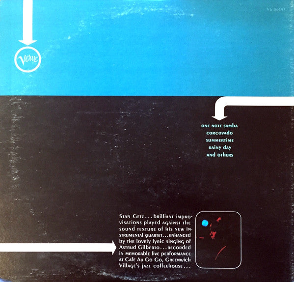 Release: Getz Au Go Go-Vinyl-US-1972-V6-8600-9383000
