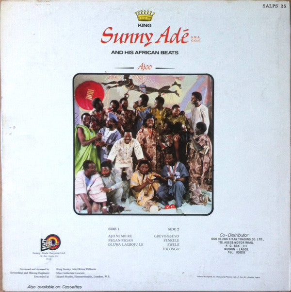 Master Release: Ajoo by King Sunny Ade & His African Beats