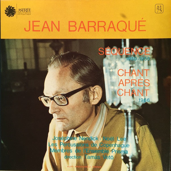 Release: Séquence / Chant Après Chant-Vinyl-France-1983-AS 75-6699150