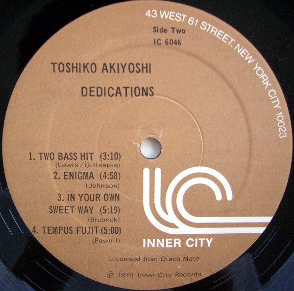 Release: Dedications (II)-Vinyl-US-1979-IC 6046-1126327