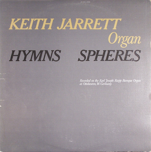 Release: Hymns Spheres-Vinyl-US-1976-ECM-2-1086-2469838