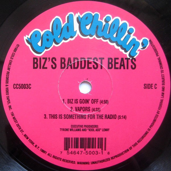 Release: Biz's Baddest Beats-Vinyl-US-None-CC 5003-3427318