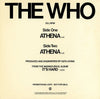 The Who - Athena (Vinyl, 12