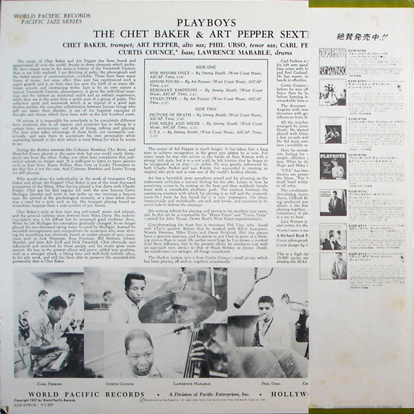 Release: Playboys-Vinyl-Japan-1978-K23P-6709-2398808