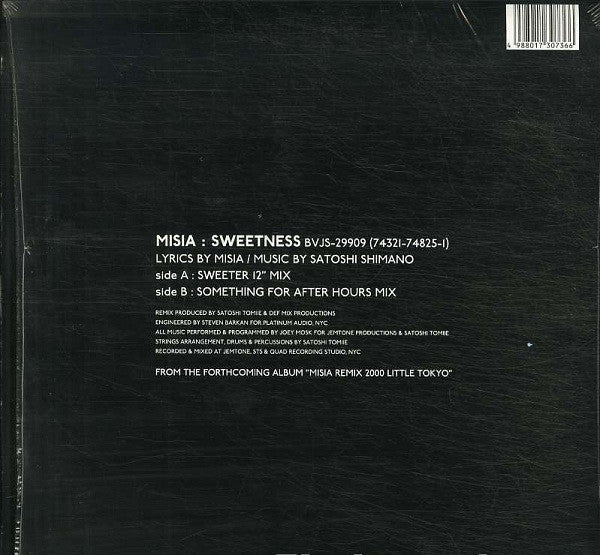 Release: Sweetness-Vinyl-Japan-2000-BVJS-29909, BVJS-29909, BVJS-29909-2146471