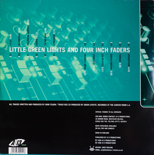 Release: Little Green Lights And Four Inch Faders-Vinyl-UK-1998-AA004LP-66