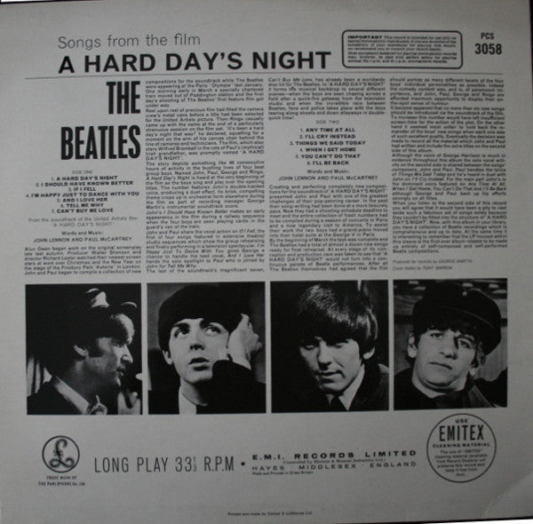 Release: A Hard Day's Night-Vinyl-UK-1984-PCS 3058-2593876