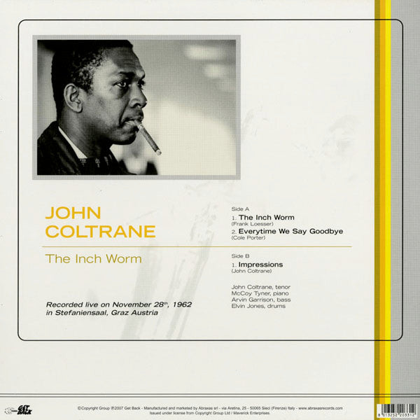 Release: The John Coltrane Quartet-Vinyl-Italy-2007-GET2033-1545340