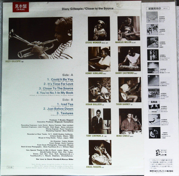 Release: Closer To The Source-Vinyl-Japan-1984-K28P-6330-14773909
