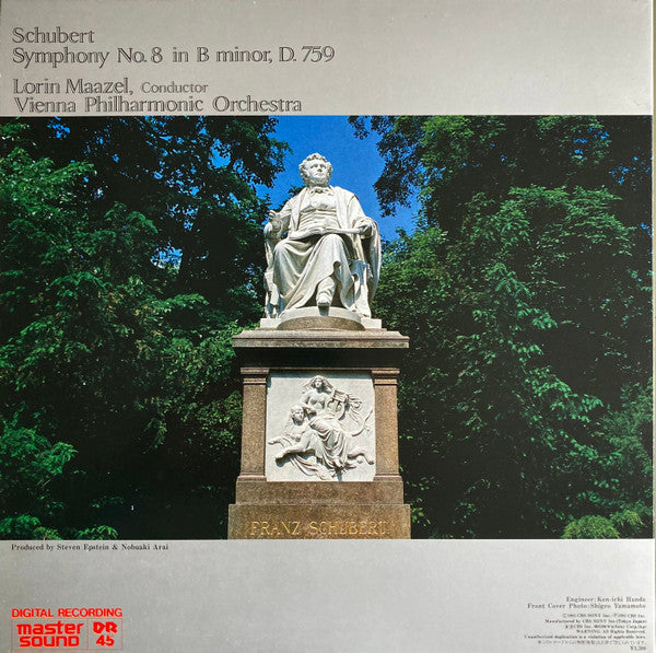 Release: Symphony No. 8 "Unfinished"-Vinyl-Japan-1981-32AC 1359-29898400