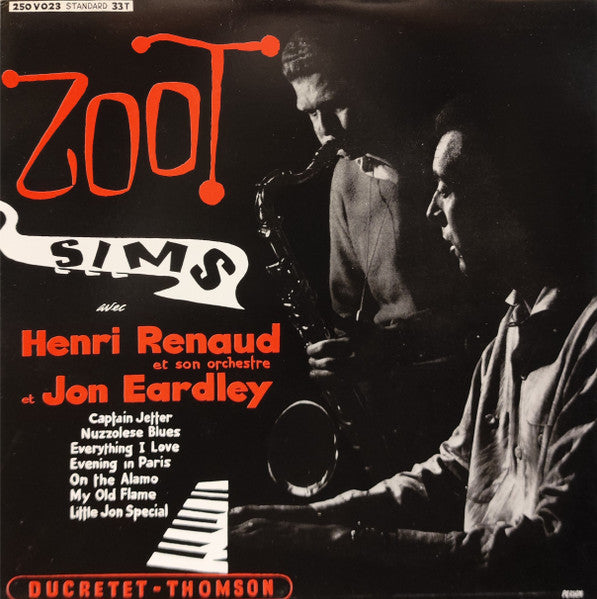 Release: Zoot Sims Avec Henri Renaud Et Son Orchestre Et Jon Eardley-Vinyl-Spain-1987-250 V 023-33581556