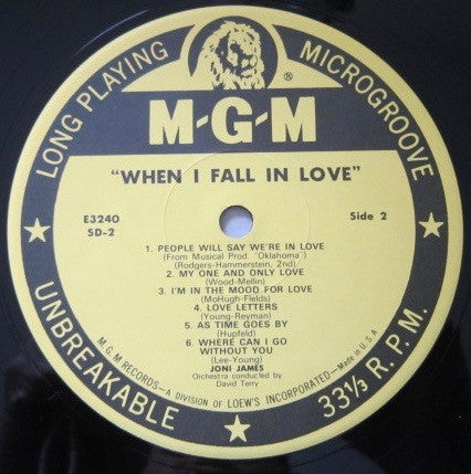 When I Fall In Love