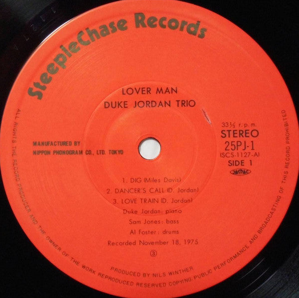 Release: Lover Man-Vinyl-Japan-1979-25PJ-1-11843912
