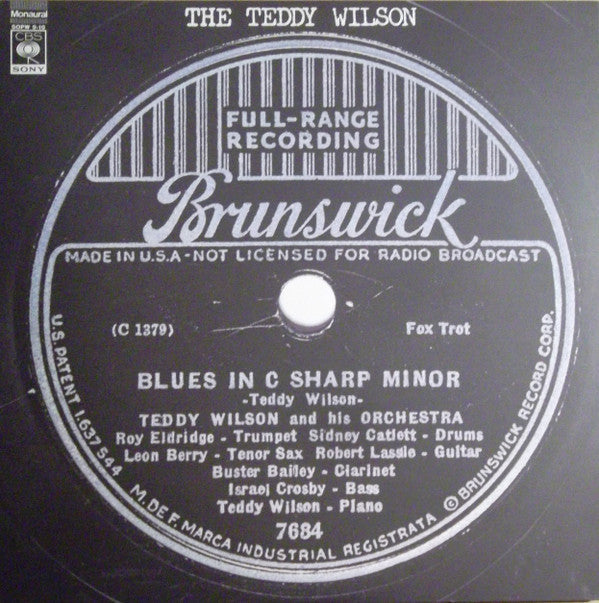 Master Release: The Teddy Wilson by Teddy Wilson