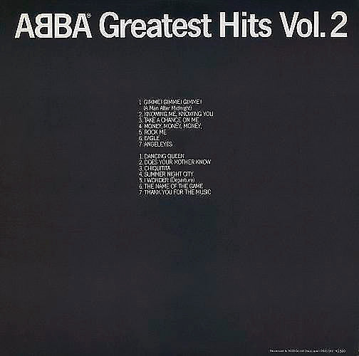 Master Release: Greatest Hits Vol. 2 by ABBA