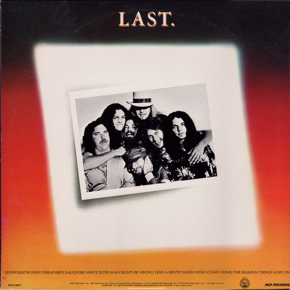 Release: Skynyrd's First And... Last-Vinyl-US-1978-MCA-3047-10960442