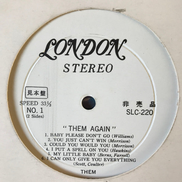 Release: Them Again = ゼム・アゲイン!!-Vinyl-Japan-1968-SLC-220-12744322