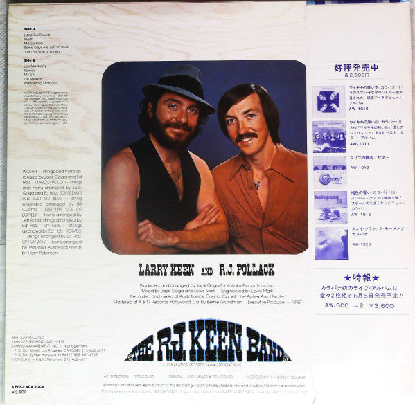 Release: The R.J. Keen Band-Vinyl-Japan-1978-AW-1022-19755607