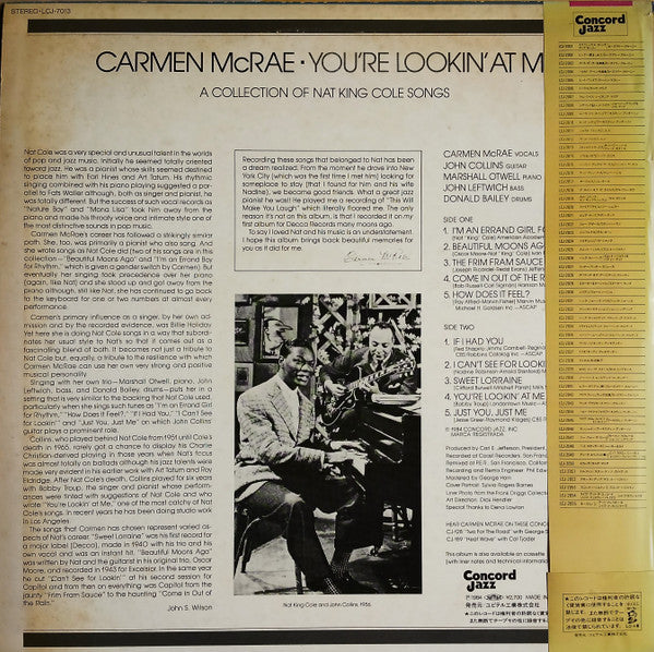 Release: You're Lookin' At Me-Vinyl-Japan-1984-LCJ-7013-28987693