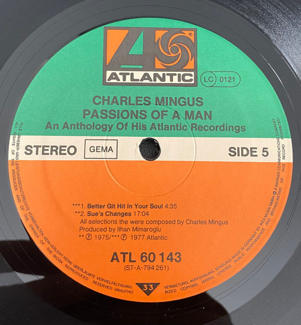 Passion Of A Man (An Anthology Of His Atlantic Recordings)
