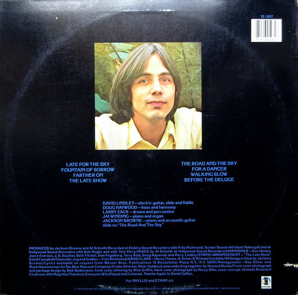 Release: Late For The Sky-Vinyl-US-1984-7E-1017-12193349
