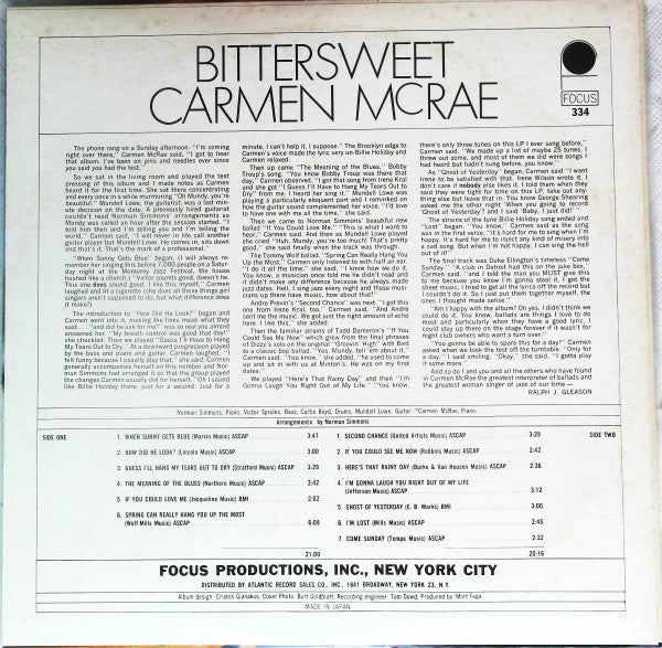 Release: Bittersweet-Vinyl-Japan-1980-P-6178A-20846764