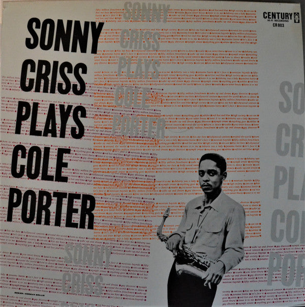 Release: Sonny Criss Plays Cole Porter-Vinyl-Denmark-1987-CR 803-15830197