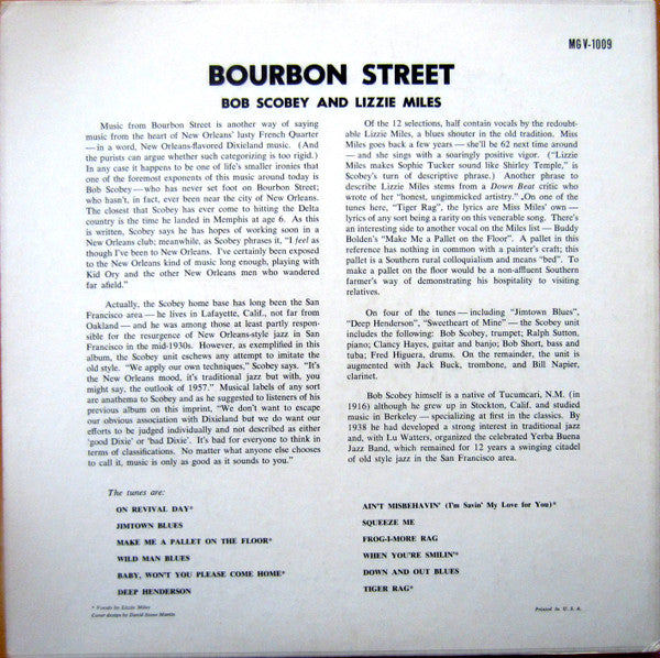 Release: Bourbon Street-Vinyl-US-None-MGV-1009, MGV-1009-15598830