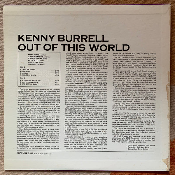 Master Release: Bluesey Burrell by Kenny Burrell