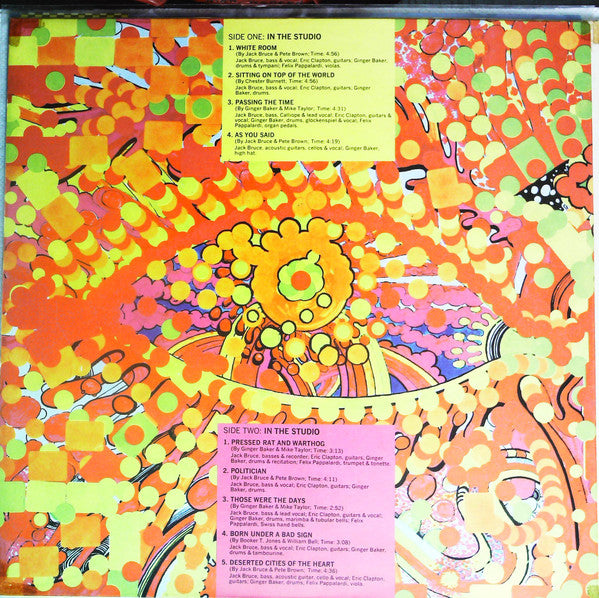 Release: Wheels Of Fire-Vinyl-Germany-1968-184 167 / 68-19640332