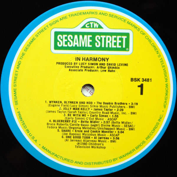 In Harmony - A Sesame Street Record
