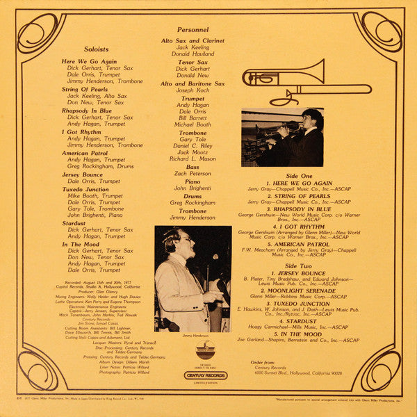 The Direct Disc Sound Of The Glenn Miller Orchestra