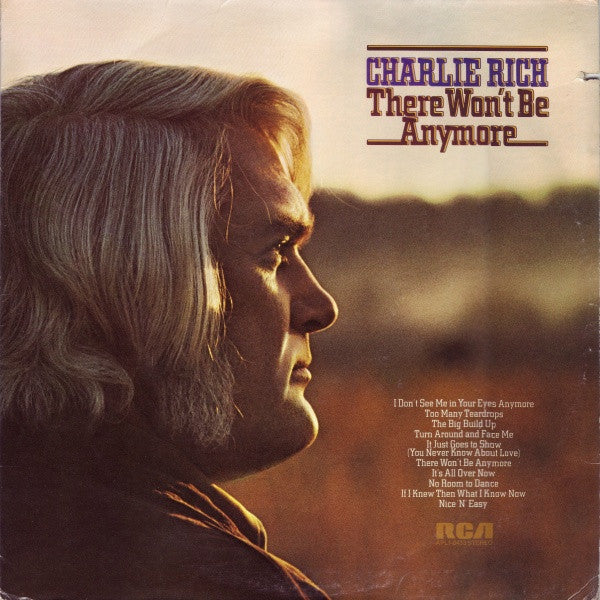 Release: There Won't Be Anymore-Vinyl-US-1974-APL1-0433-22524686