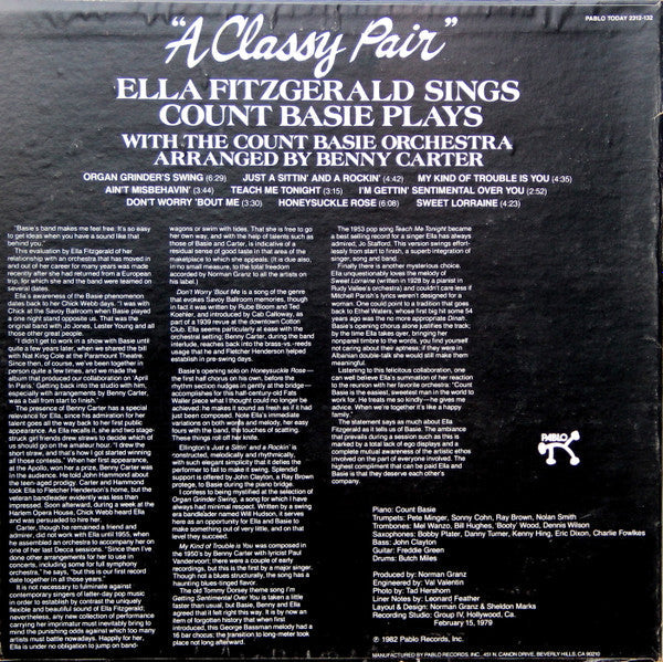 Release: A Classy Pair-Vinyl-US-1982-2312-132-13876013