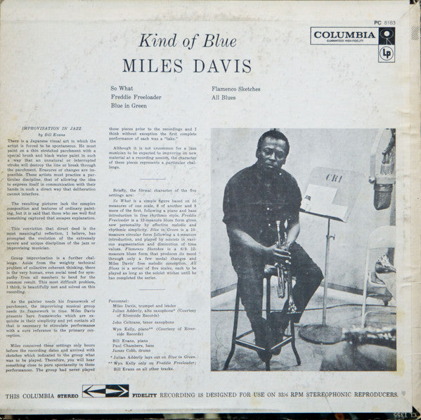 Release: Kind Of Blue-Vinyl-US-1977-PC 8163, CL 1355-17400106