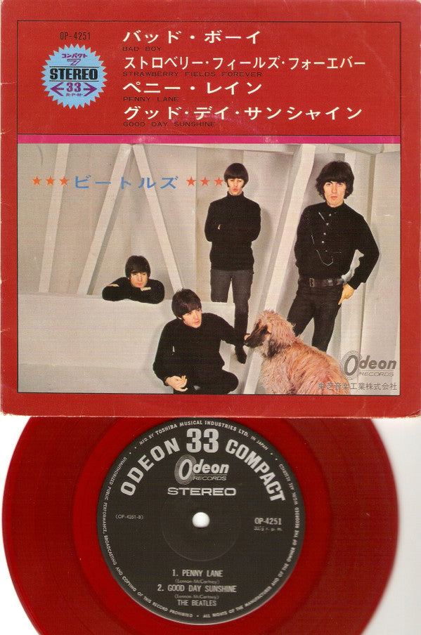 Release: Bad Boy / Strawberry Fields Forever / Penny Lane / Good Day Sunshine-Vinyl-Japan-1967-OP-4251-10254735