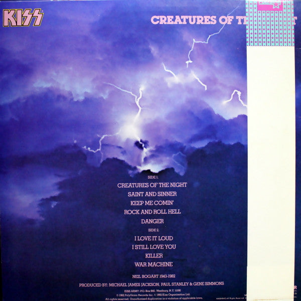 Master Release: Creatures Of The Night by Kiss