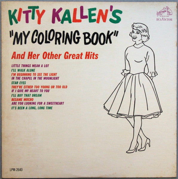 Release: Kitty Kallen's "My Coloring Book" And Her Other Great Hits -Vinyl-US-1963-LPM-2640, LPM 2640-12833911