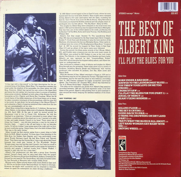 Master Release: I'll Play The Blues For You, The Best Of by Albert King