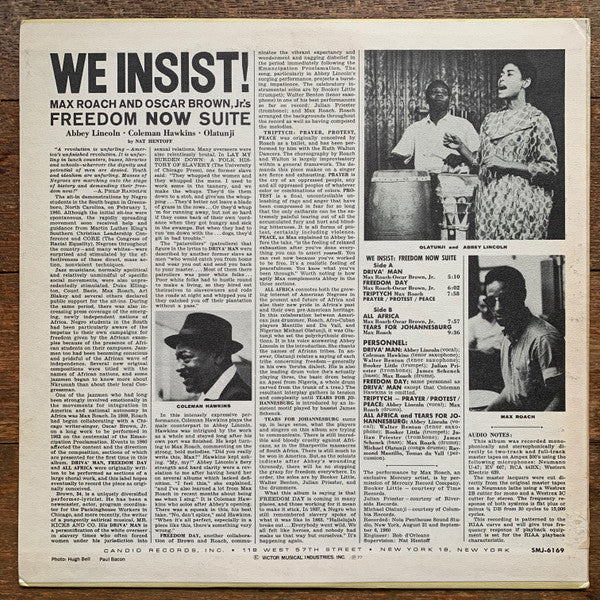 Release: We Insist! Max Roach's Freedom Now Suite-Vinyl-Japan-1977-SMJ-6169-14543828