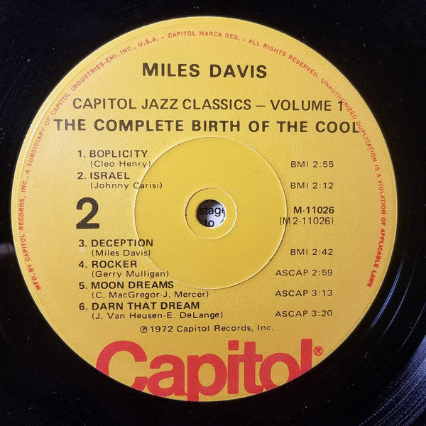 Capitol Jazz Classics Volume 1 The Complete Birth Of The Cool