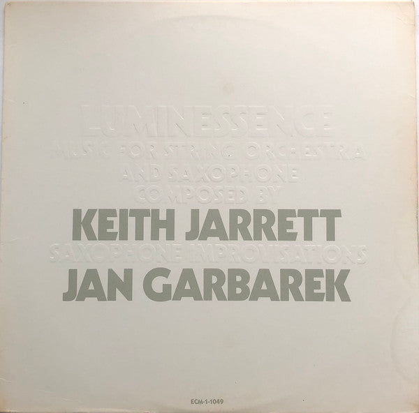 Release: Luminessence-Vinyl-US-1975-ECM-1-1049-16160833