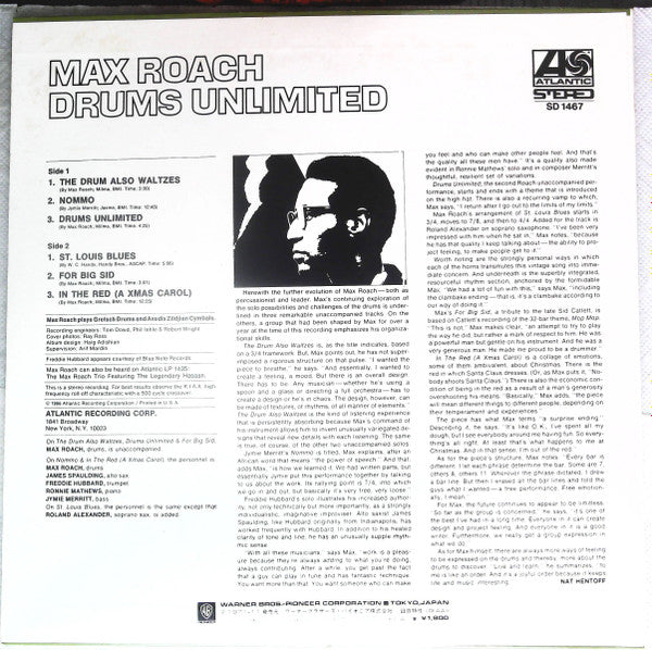 Release: Drums Unlimited-Vinyl-Japan-1971-P-6035A, SD 1467-17879956
