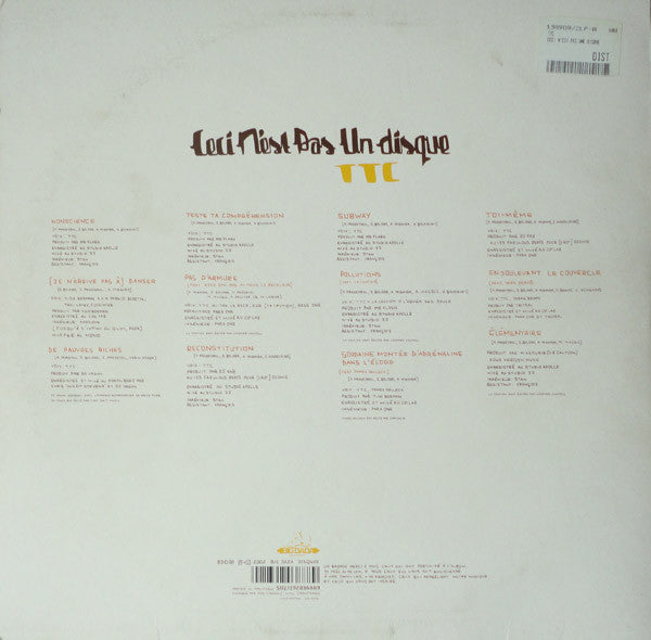 Master Release: Ceci N'est Pas Un Disque by TTC