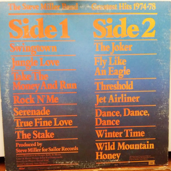 Master Release: Greatest Hits 1974-78 by Steve Miller Band